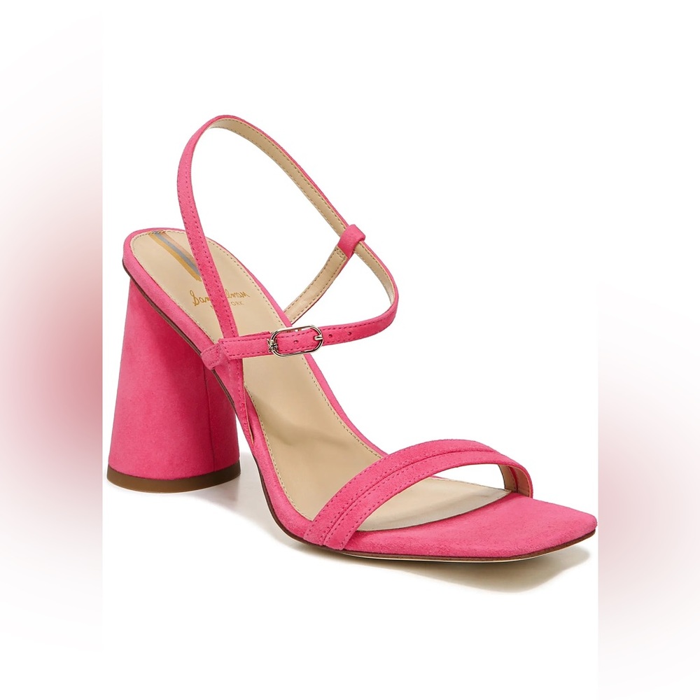 Brand New Sam Edelman Kit Slingback Block Heel Suded Sandal US Size 8.5